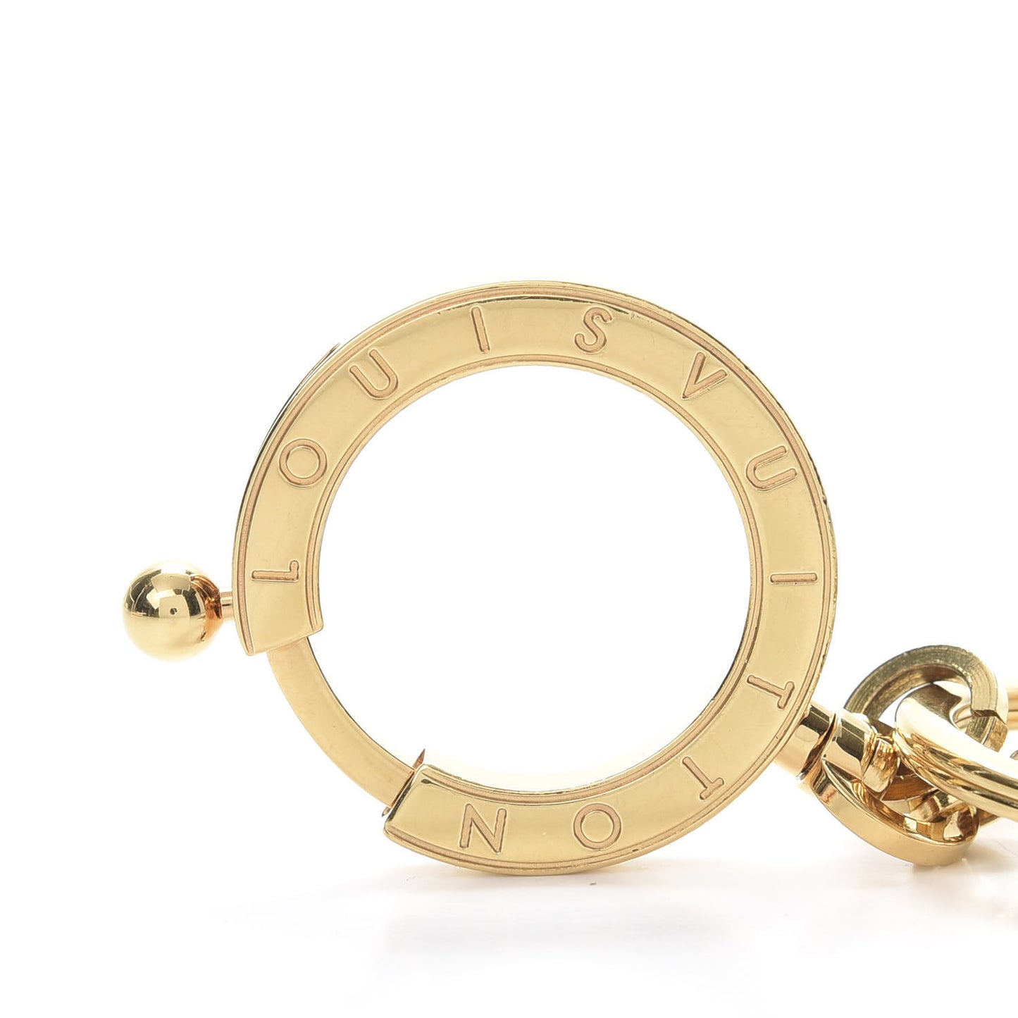 Goldtone Swing Key Holder and Bag Charm