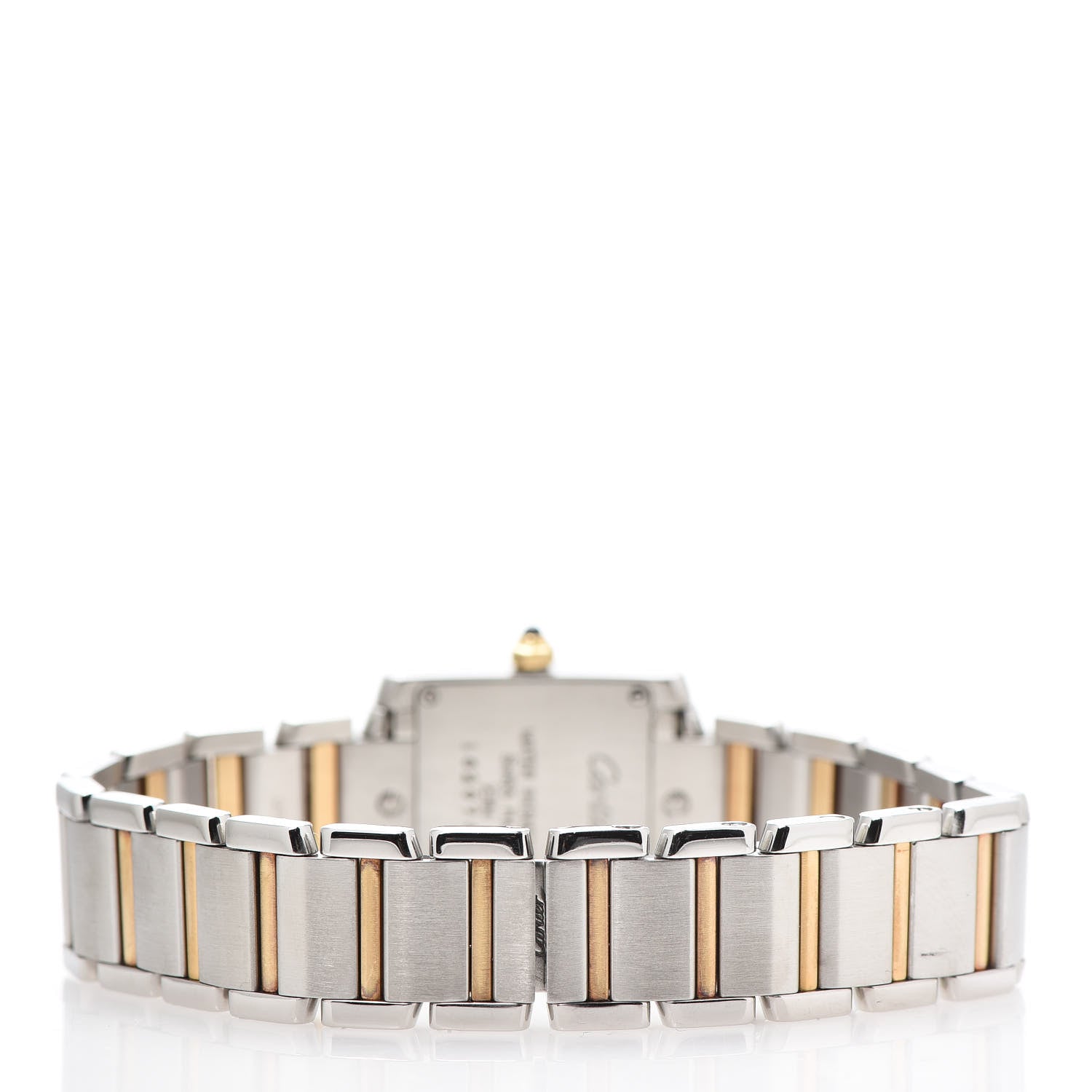 Cartier Stainless Steel 18K Yellow Gold 20mm Tank Francaise Quartz Watch 4 of 10