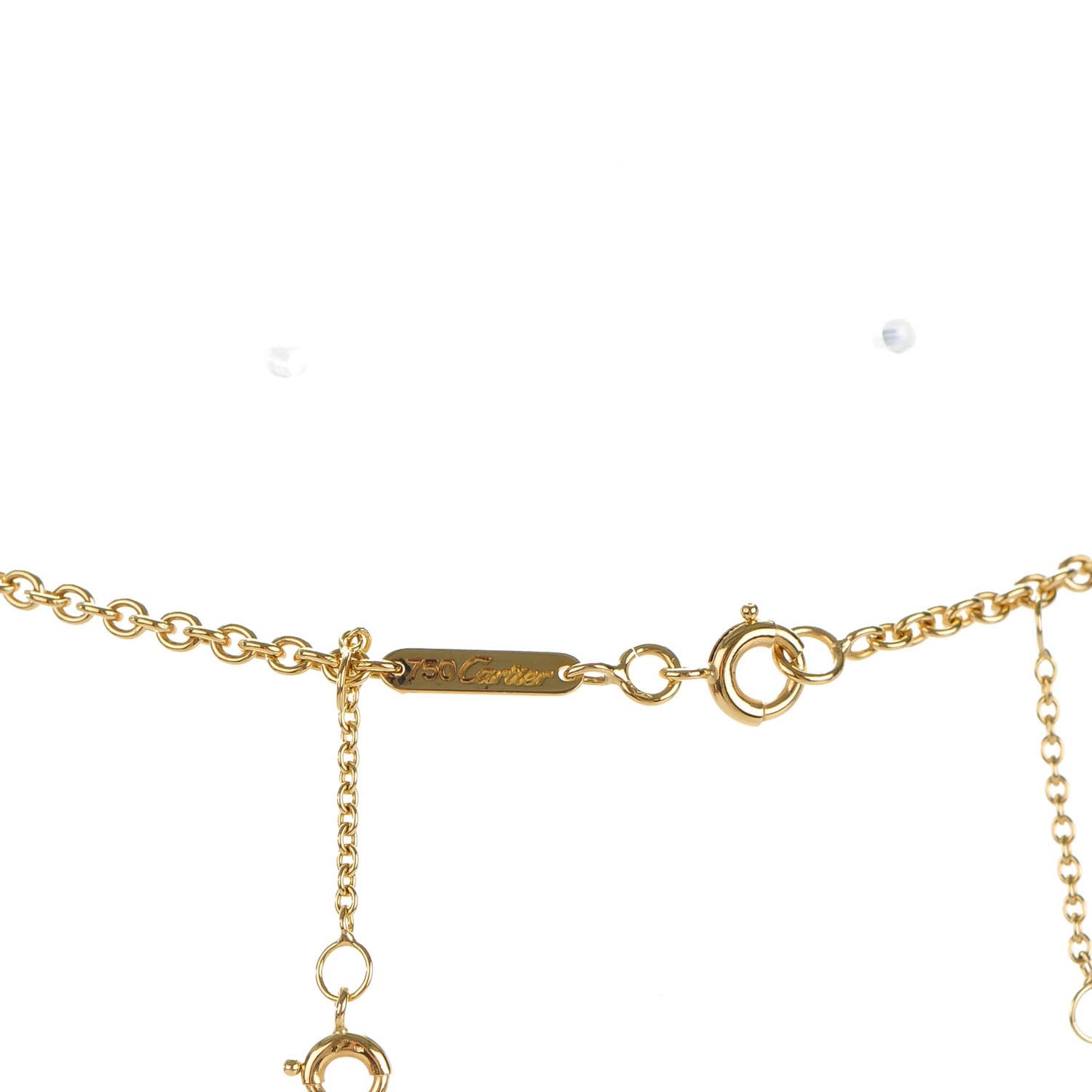 Cartier 18K Pink Yellow White Gold Trinity Pendant Necklace 4 of 9