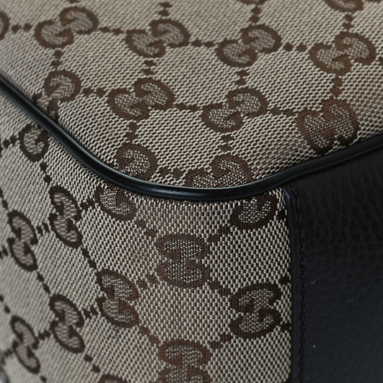 Gucci Monogram Briefcase Dark Brown 12 of 15