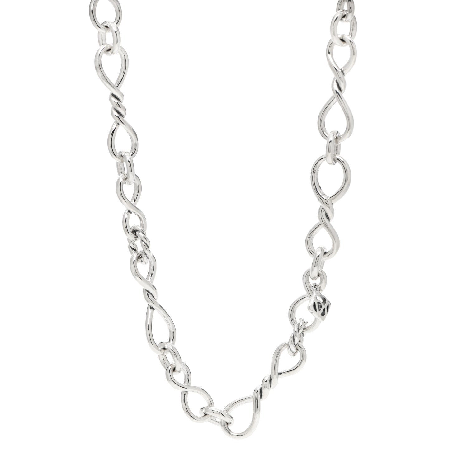 David Yurman Sterling Silver Medium Continuance Chain Necklace 1 of 4