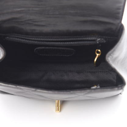 Chanel Lambskin Quilted CC Shoulder Bag Black 4 of 9