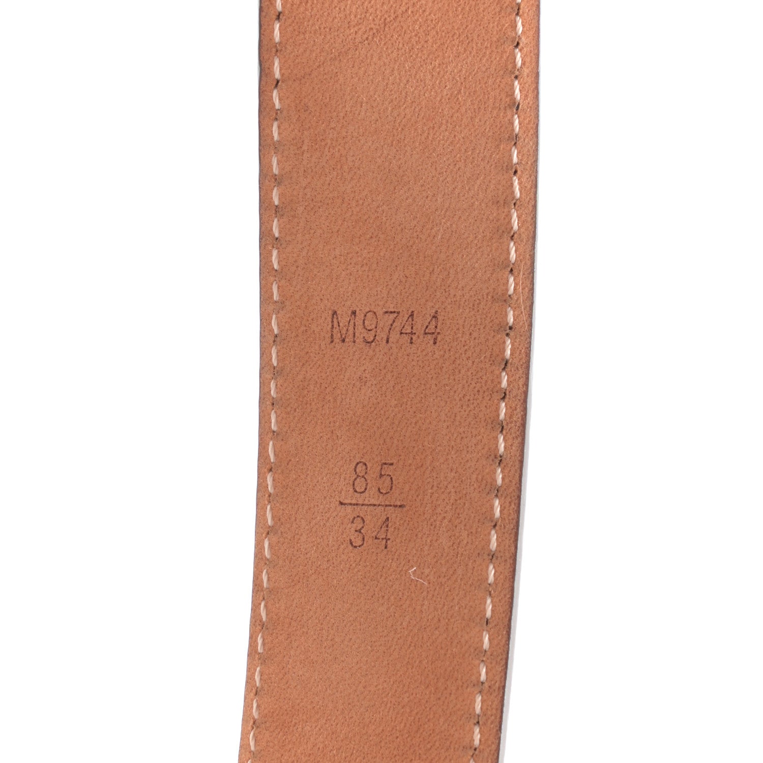 Louis Vuitton Damier Ebene Mini 25mm Belt 85 34 6 of 8