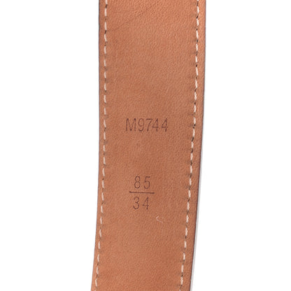 Louis Vuitton Damier Ebene Mini 25mm Belt 85 34 6 of 8