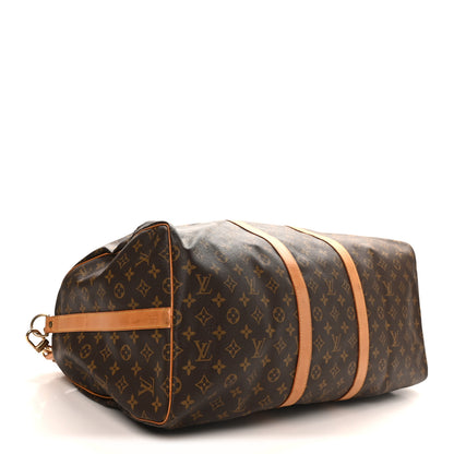 Louis Vuitton Monogram Keepall Bandouliere 55 3 of 12