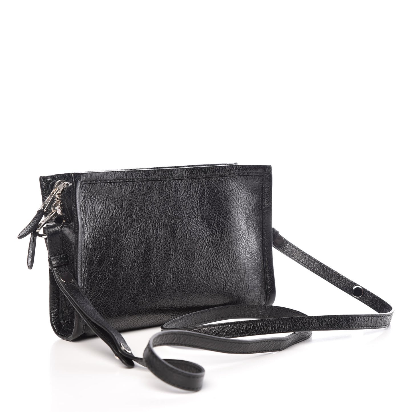 Agneau Bazar Pochette Crossbody Black