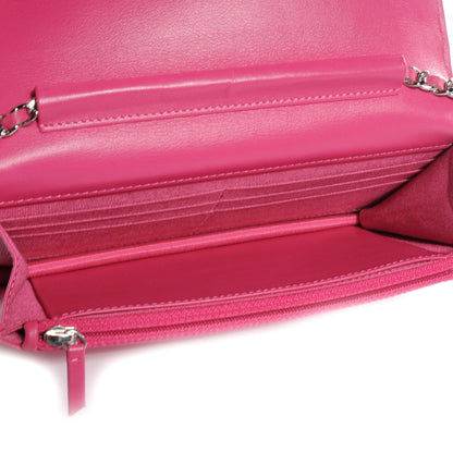 Chanel Patent Wallet on Chain Pink 6 of 8