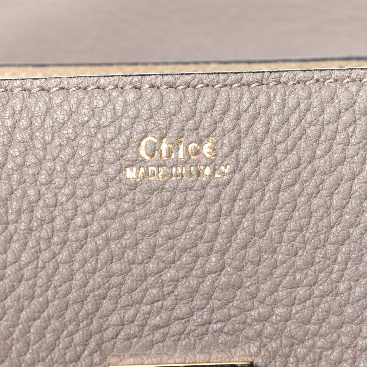 Chloe Grained Lambskin Mini Drew Shoulder Bag Motty Grey 6 of 10