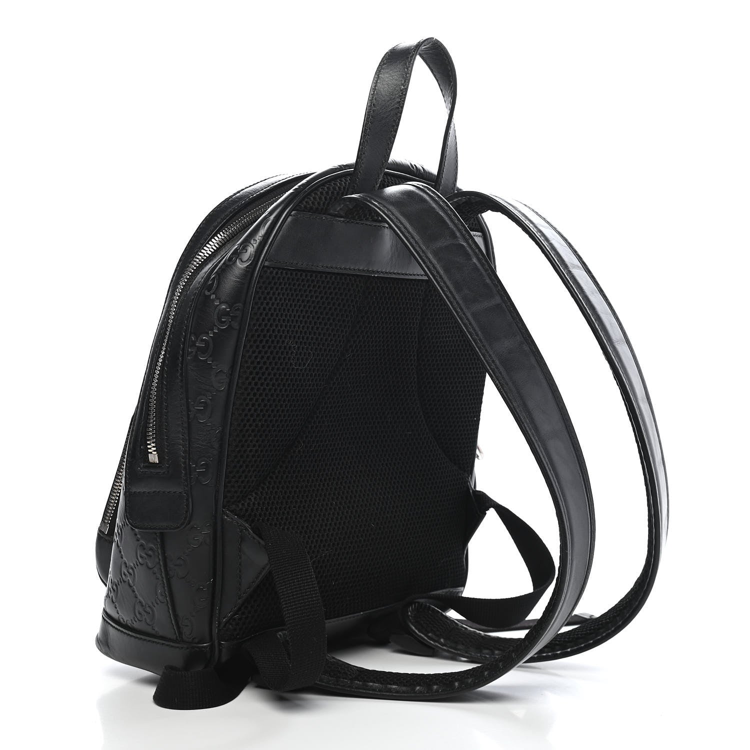 Gucci Guccissima Signature Small Day Backpack Black 3 of 9