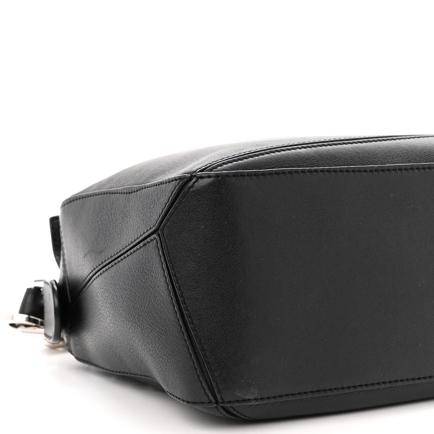 Calfskin Small Puzzle Bag Black