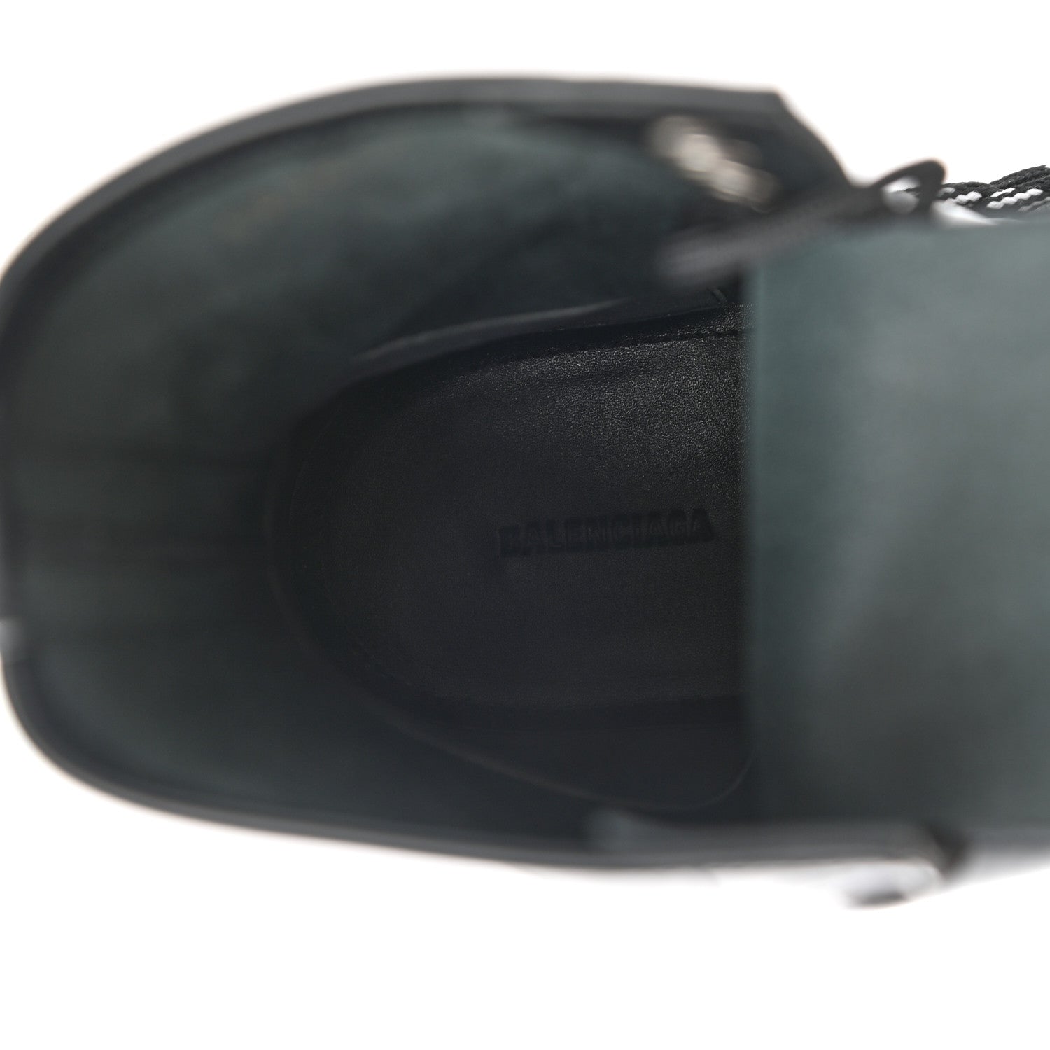 Balenciaga Calfskin Woven Detail Mens Combat Boots 40 Black 7 of 8