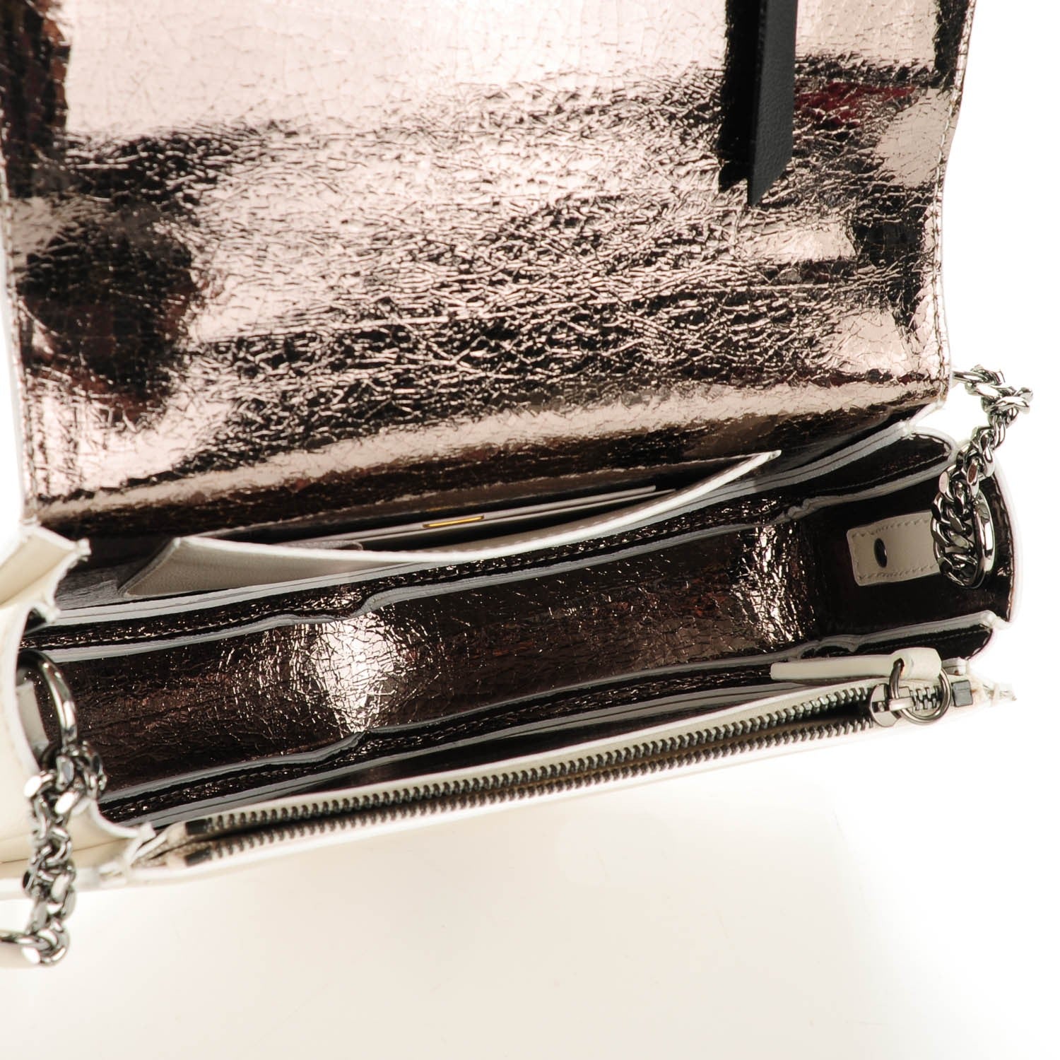 Jimmy Choo Nappa Arrow Crossbody Bag Chalk 5 of 7