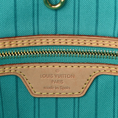 Louis Vuitton Monogram V Neverfull MM Turquoise 7 of 11
