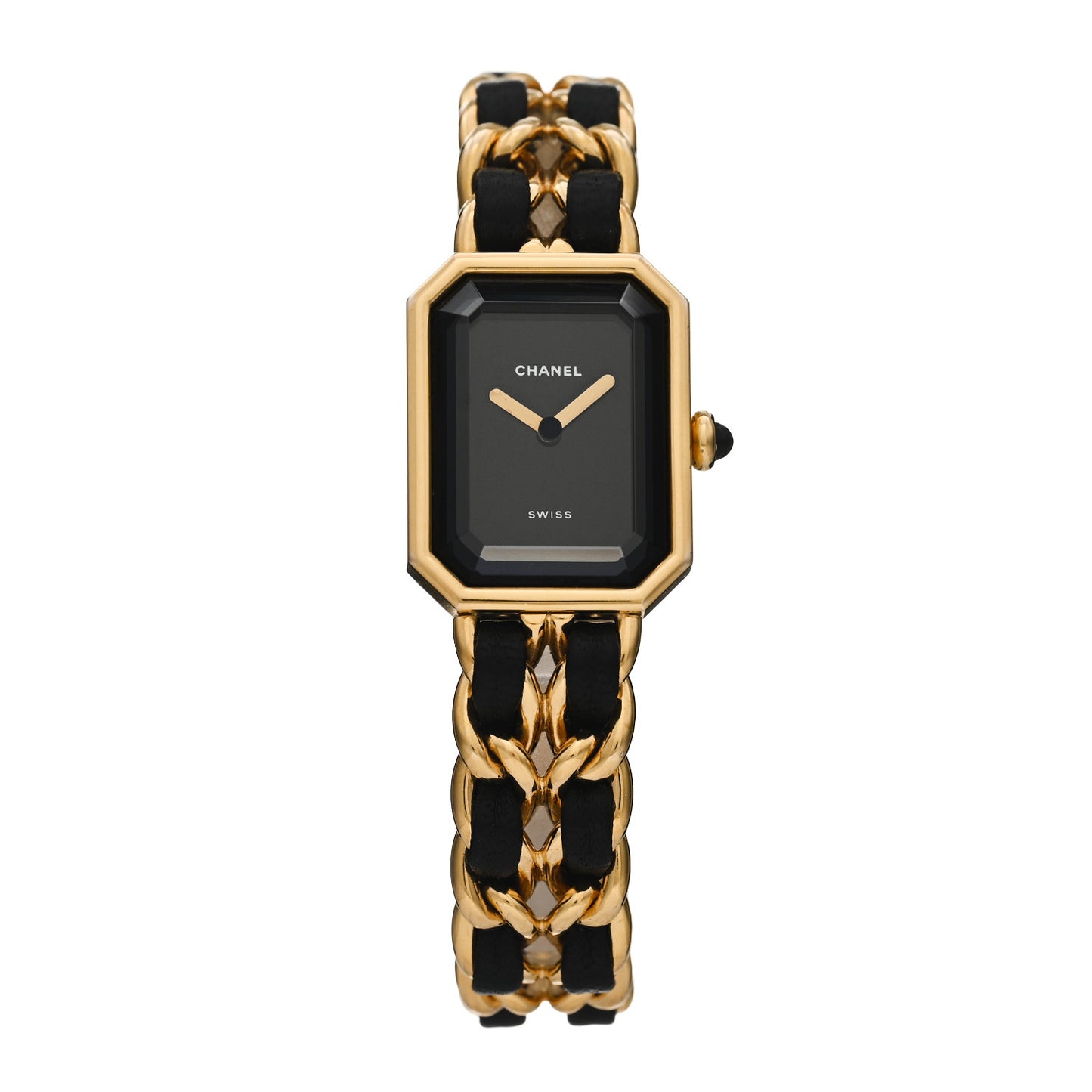 Stainless Steel Lambskin 20mm Chain Premiere Quartz Watch Gold L