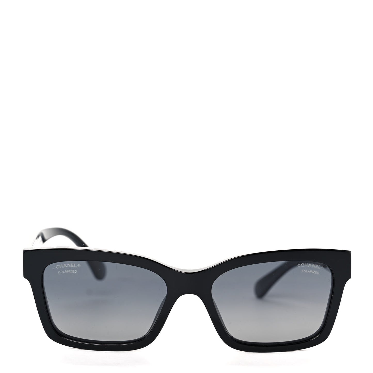 Acetate Polarized Square Sunglasses 5417 Black
