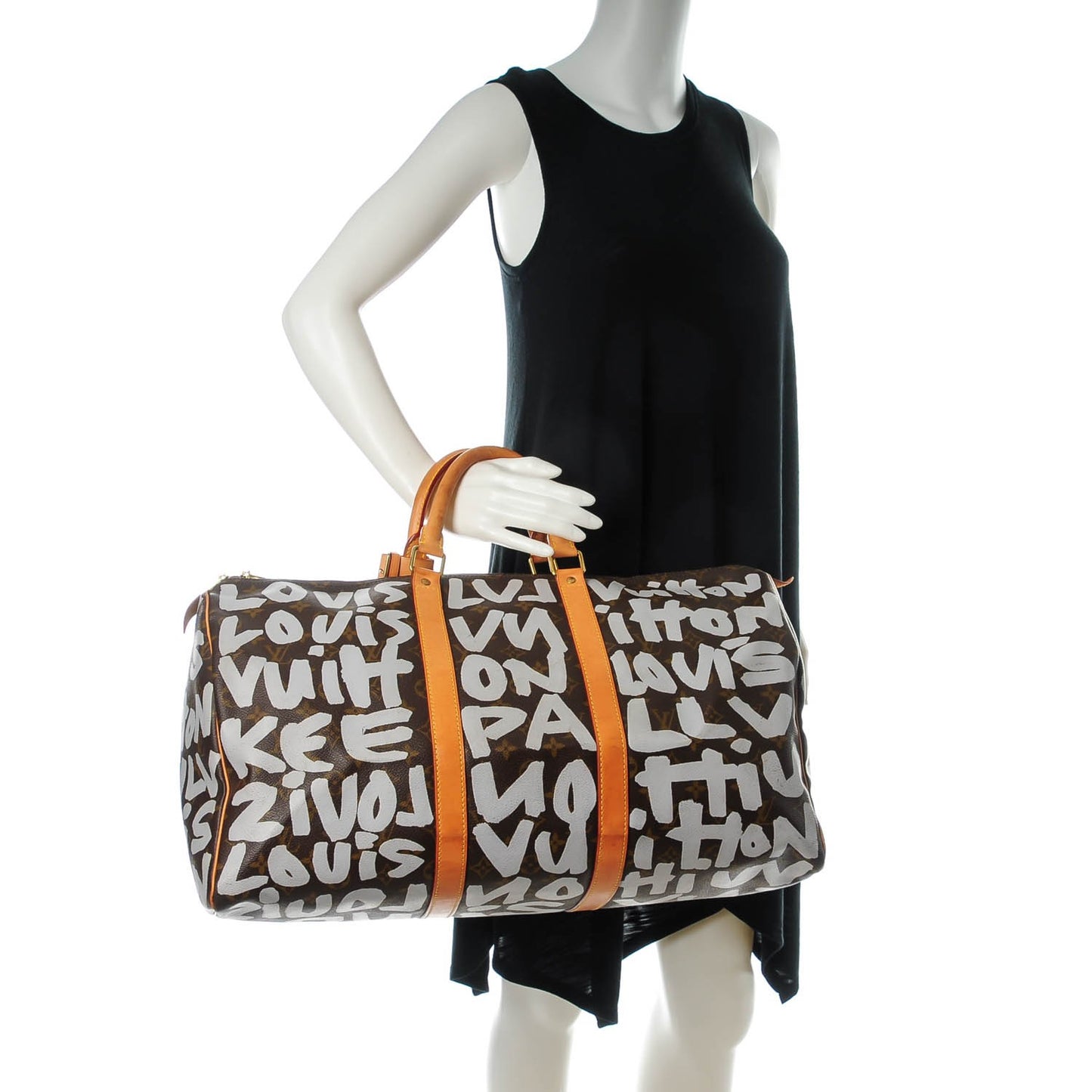 Graffiti Keepall 50 Silver