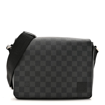 Louis Vuitton Damier Graphite District PM NM 1 of 10