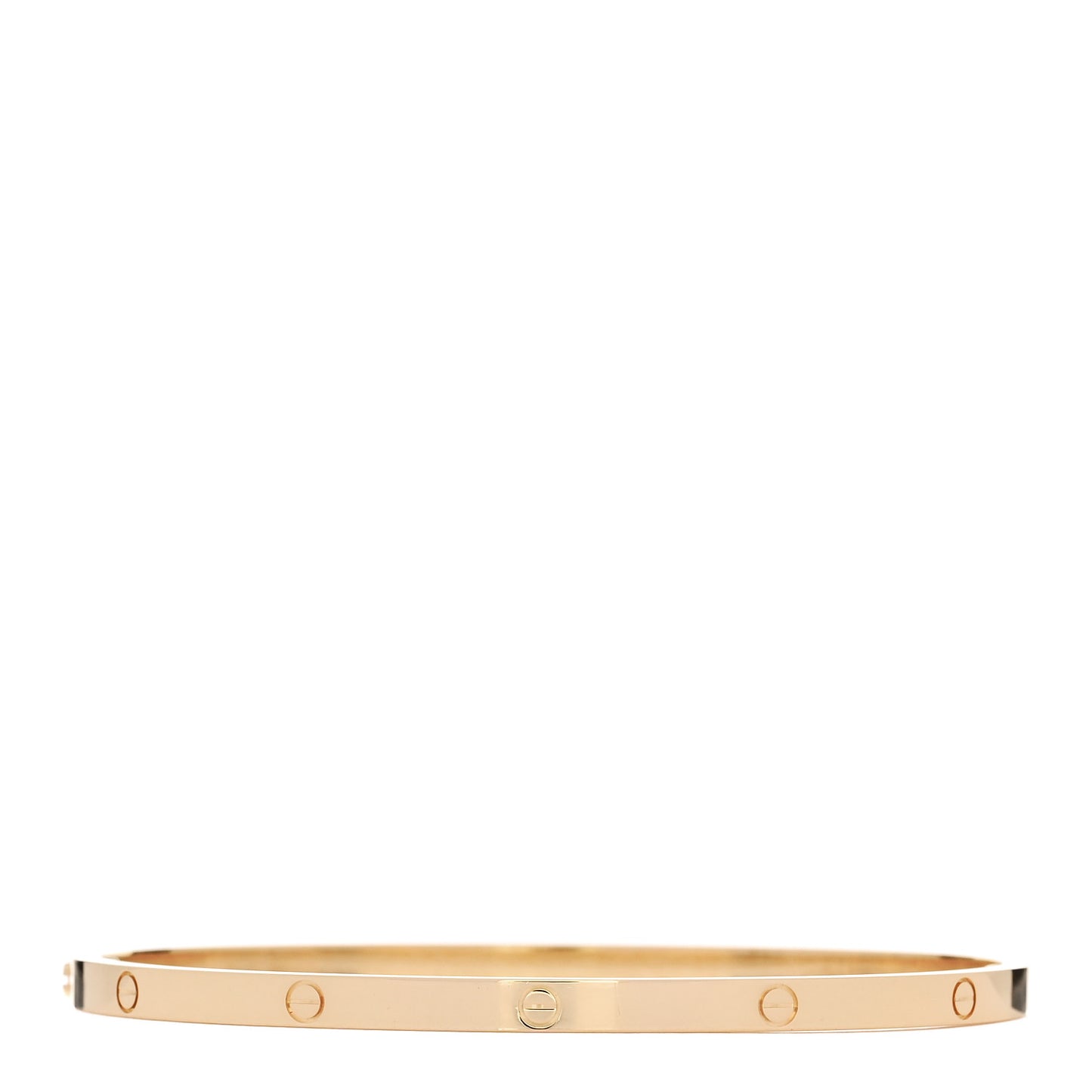 18K Yellow Gold Small LOVE Bracelet 19