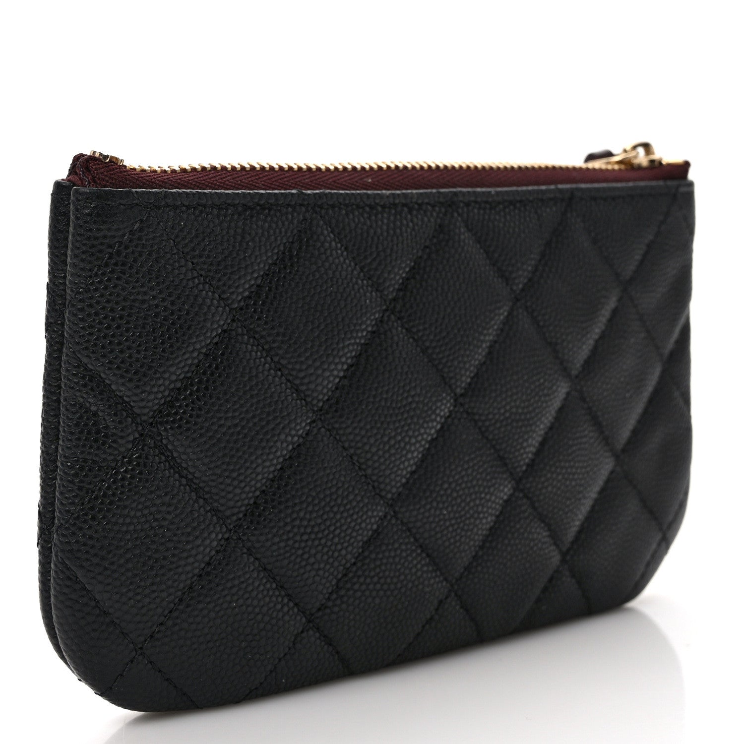 Chanel Caviar Quilted Small Cosmetic Case Black 3 of 7