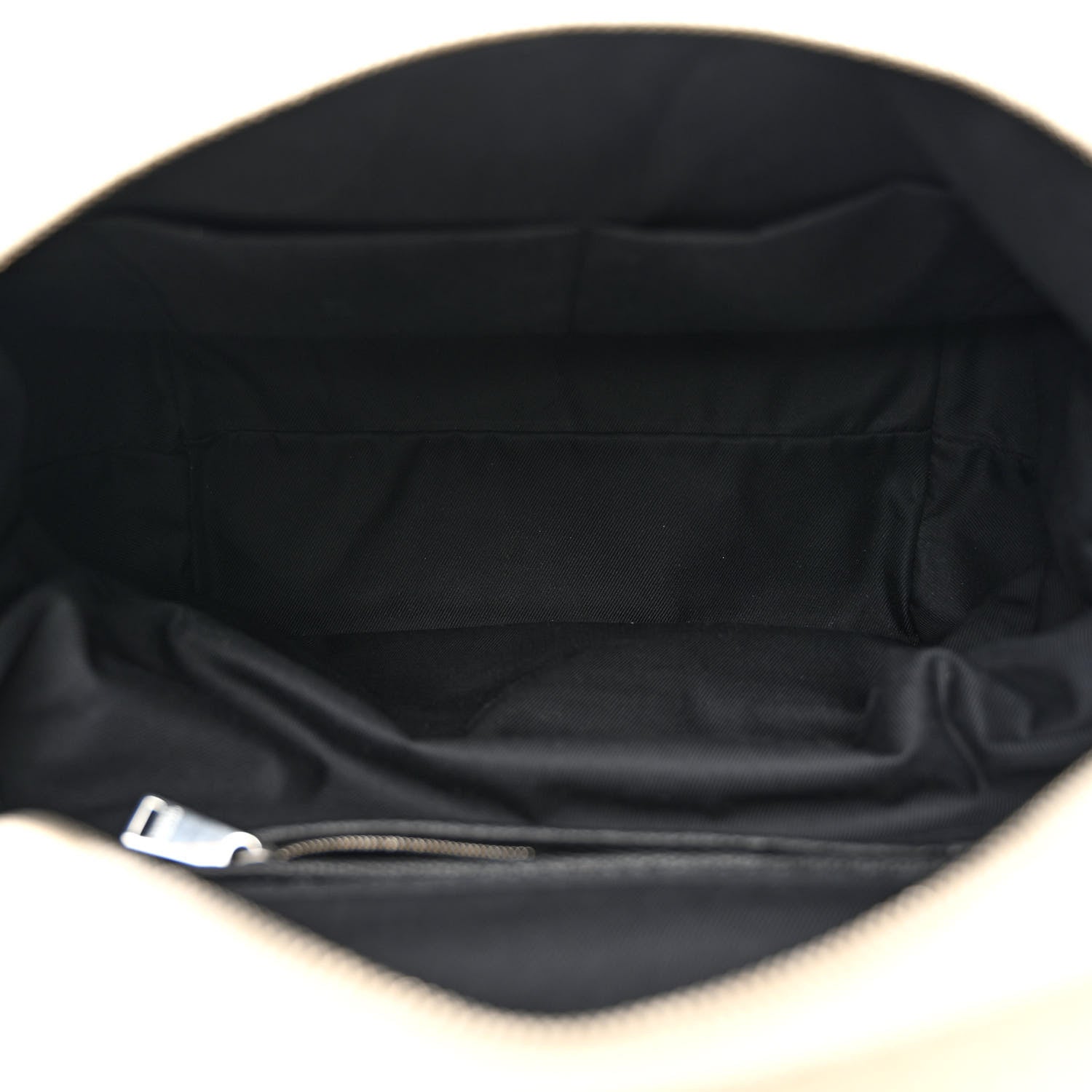 Bottega Veneta Canvas Calfskin Backpack Natural Black 5 of 9