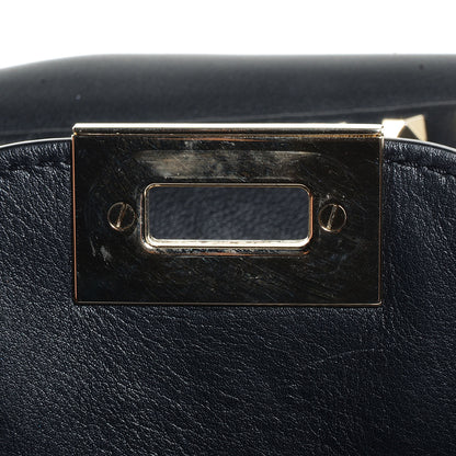 Valentino Garavani Vitello Medium Rockstud Tote Black 9 of 9