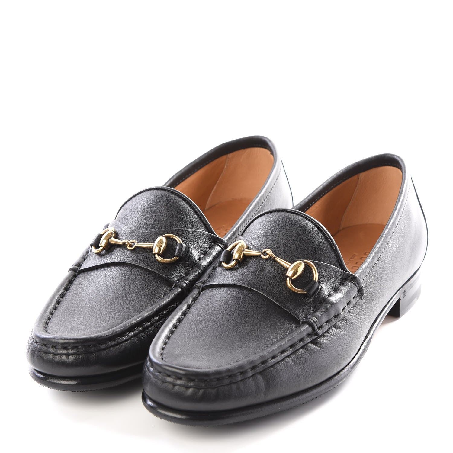 Gucci Calfskin Womens 1953 Horsebit Loafers 36 Black 2 of 10
