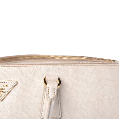 Prada Saffiano Large Galleria Double Zip Tote Talco 20 of 23