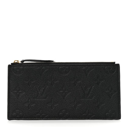 Louis Vuitton Empreinte Felicie Chain Wallet Zippered Insert Black 1 of 5