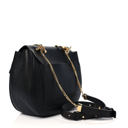 Chloe Grained Lambskin Drew Shoulder Bag Black 3 of 10