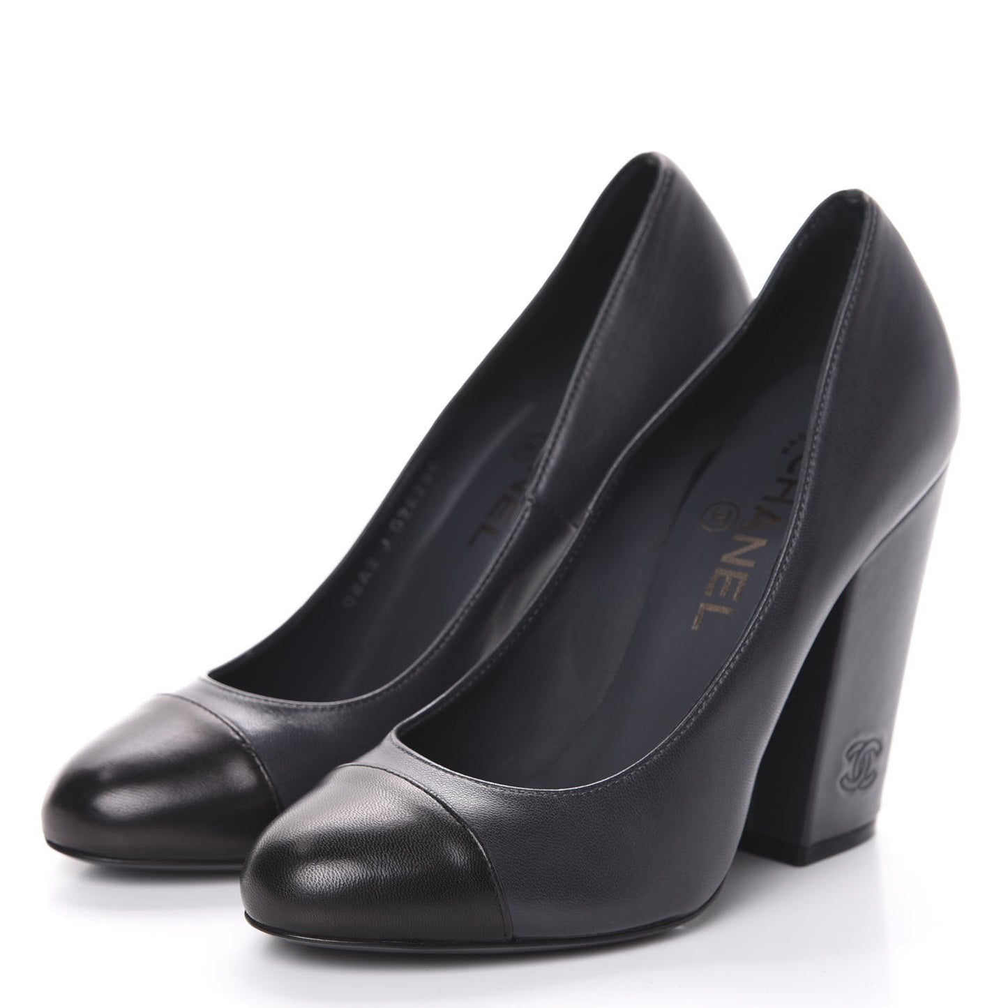 Lambskin Escarpins CC Pumps 36 Dark Grey