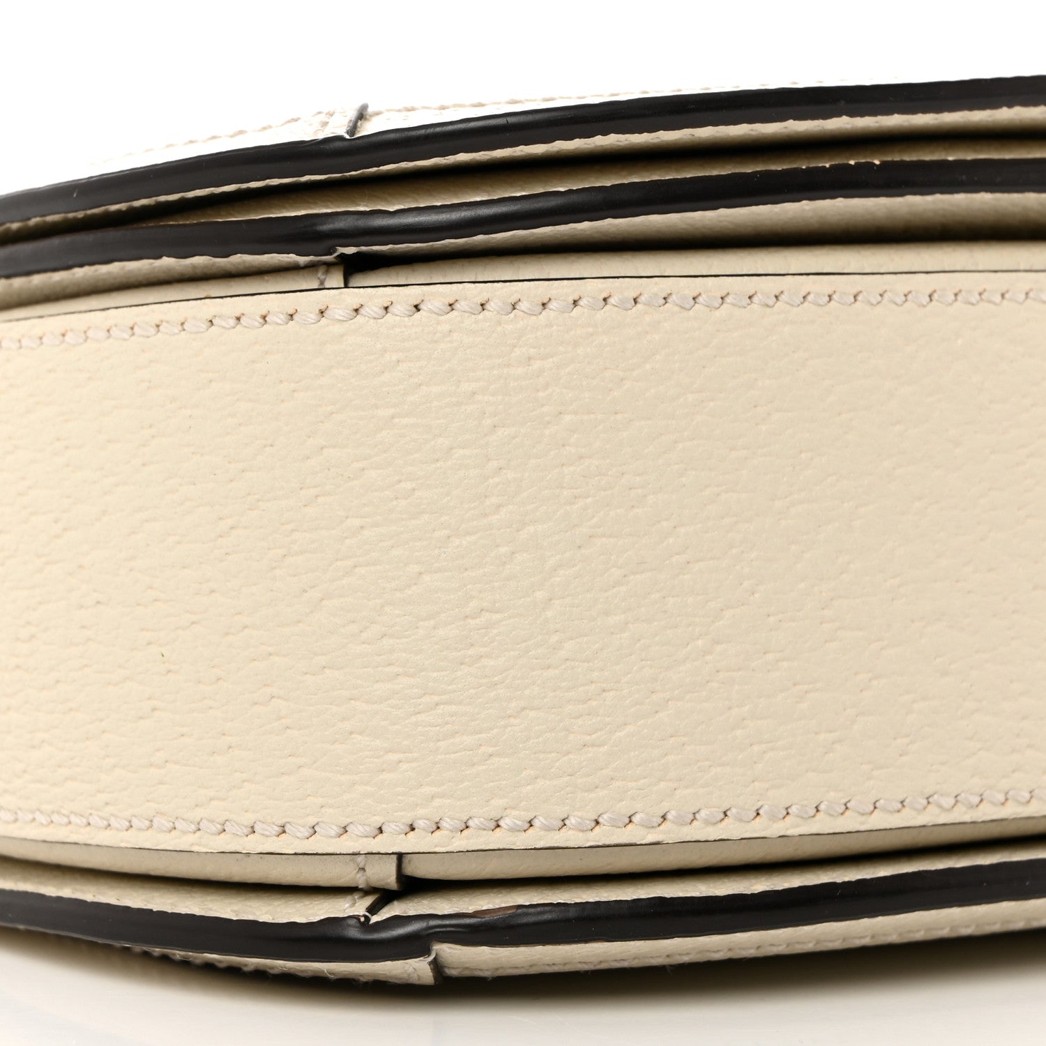 Gucci Textured Calfskin Small Ophidia Flap Messenger Bag Mystic White 9 of 13