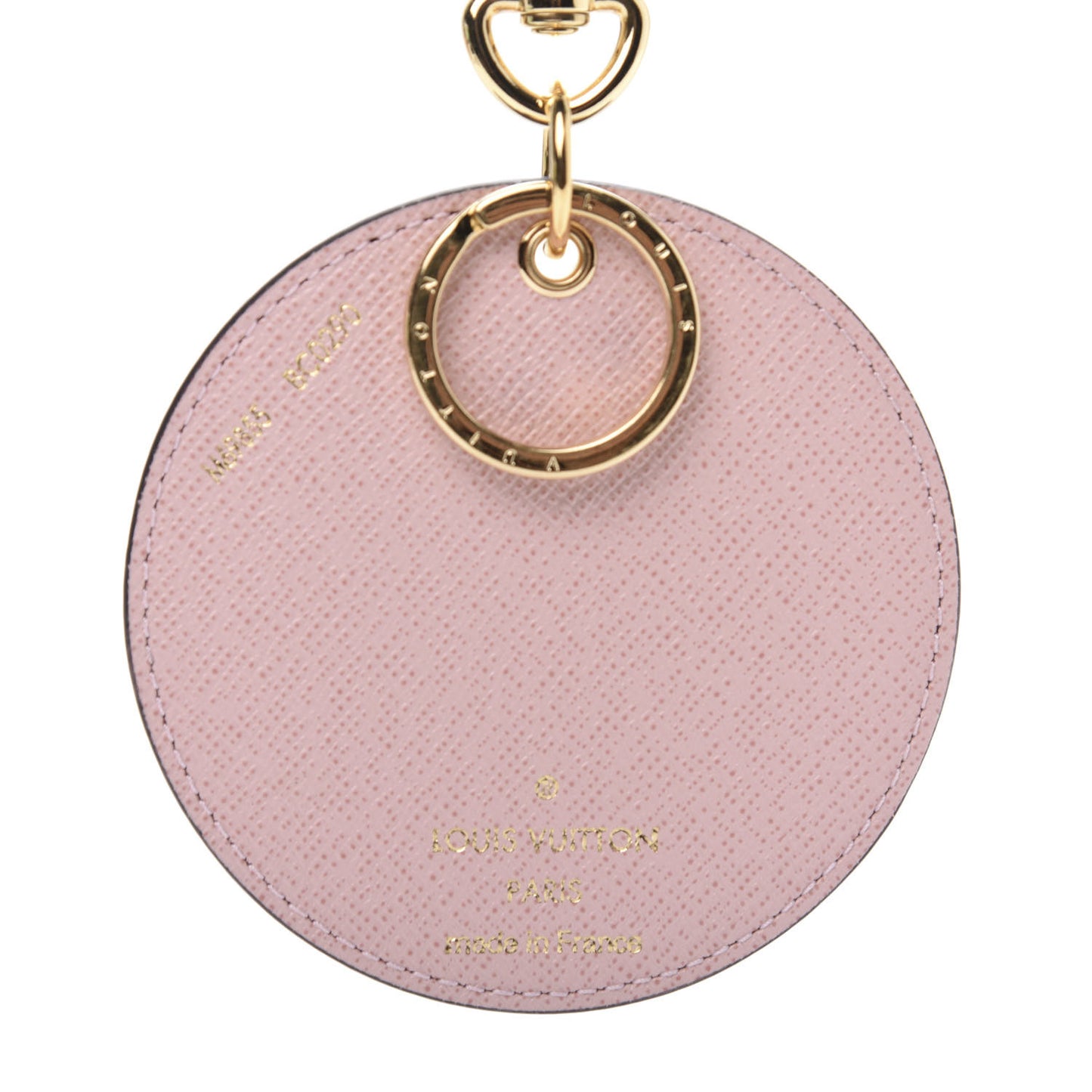 Monogram 2020 Christmas Animation Big Wheel Bag Charm Key Ring Rose Ballerine