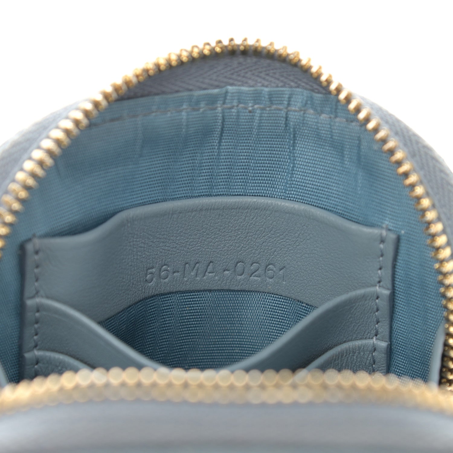 Christian Dior Lambskin Cannage Lady Dior Phone Holder Cloud Blue 7 of 8