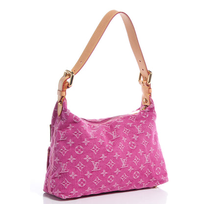 Louis Vuitton Denim Baggy PM Fuchsia 3 of 7
