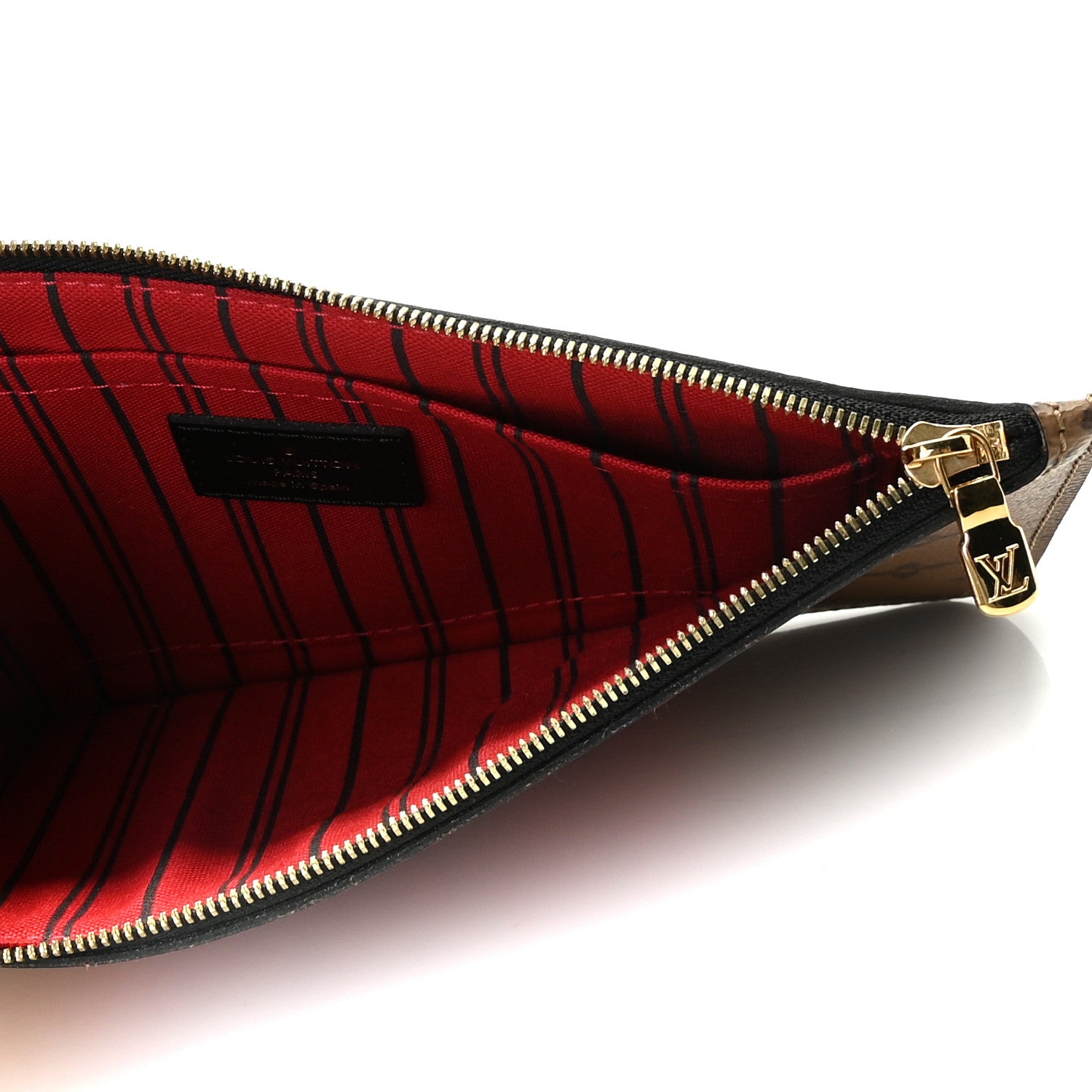 Louis Vuitton Reverse Monogram Kabuki MM GM Pochette 4 of 9