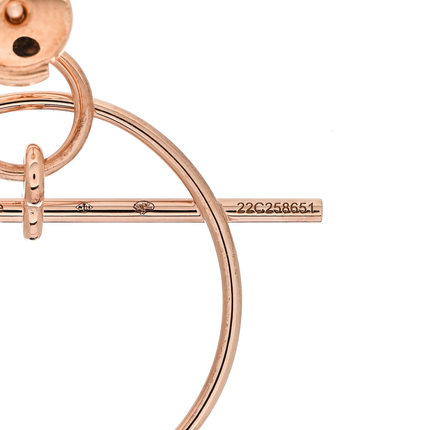 18K Rose Gold PM Loop Earrings