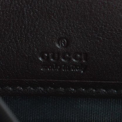 Gucci Guccissima Metal Bar Zip Around Wallet Dark Brown 7 of 7