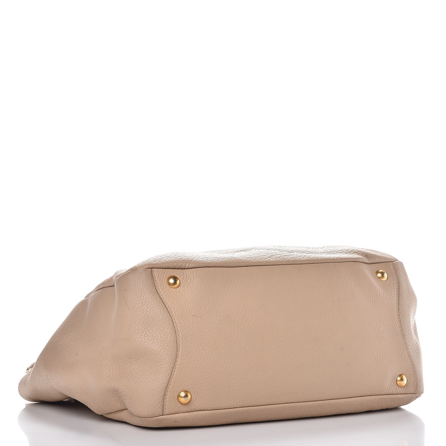 Prada Vitello Daino Side Pocket Hobo Sabbia 4 of 17