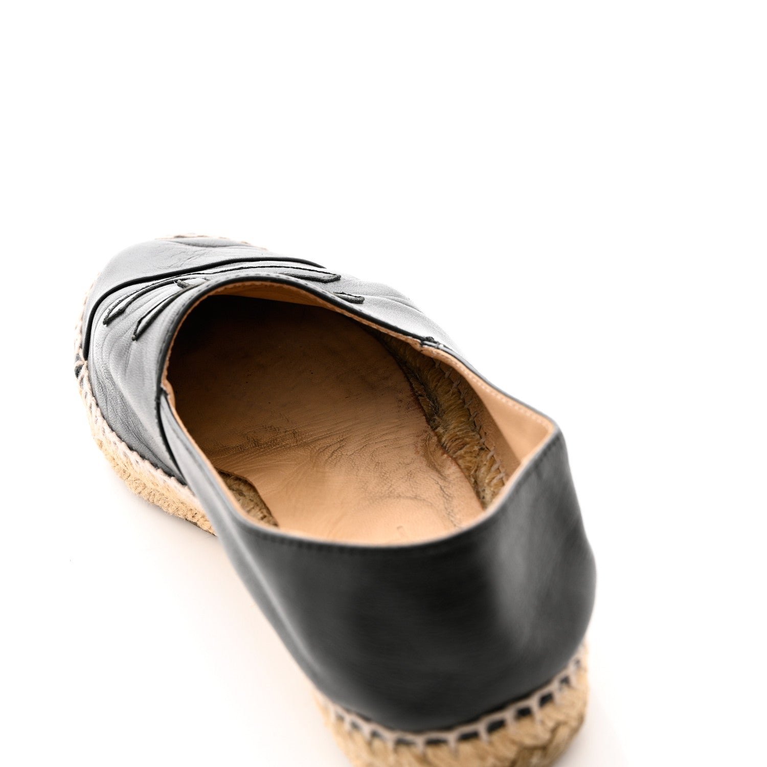Chanel Lambskin CC Espadrilles 39 Black 12 of 15