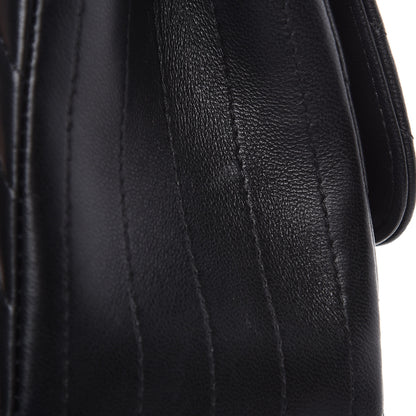 Chanel Lambskin Chevron Quilted Mini Square Flap Black 12 of 15