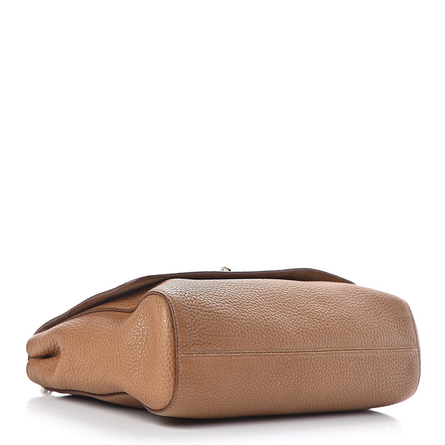 Glossy Goatskin Medium Lily Deer Brown