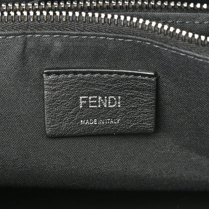 Fendi Vitello Dolce Mink Fur Pom Pom Medium By The Way Boston Bag Black Multicolor 6 of 10