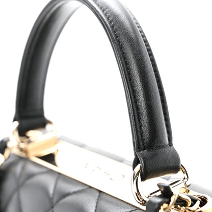 Chanel Lambskin Quilted Small Trendy CC Dual Handle Flap Bag Black 12 of 12