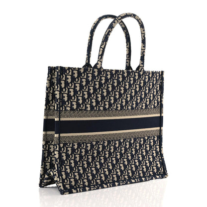 Christian Dior Oblique Large Book Tote Blue Multicolor 2 of 14