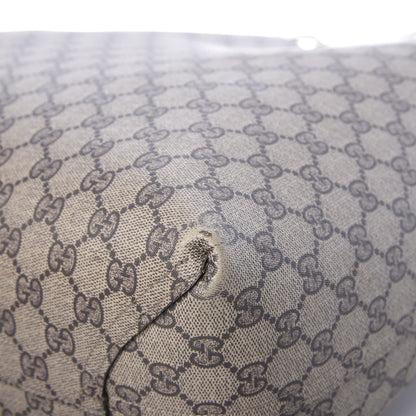 Gucci Calfskin GG Supreme Monogram Large Reversible Tote White 9 of 16