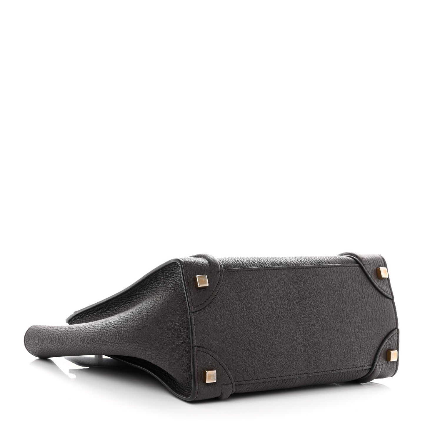 Goatskin Micro Luggage Dark Taupe
