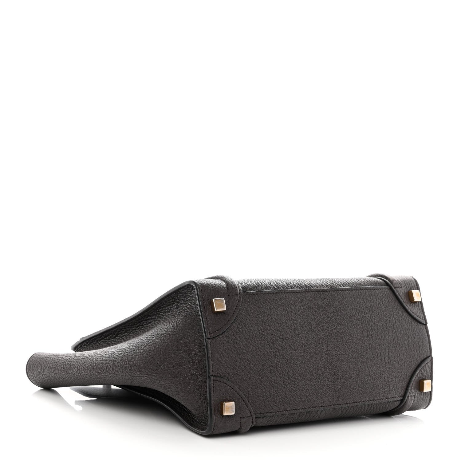 Celine Goatskin Micro Luggage Dark Taupe 4 of 12