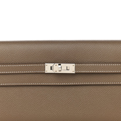 Hermes Epsom Kelly Longue Wallet Etoupe 8 of 11
