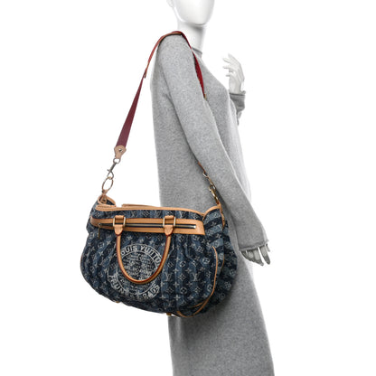 Louis Vuitton Denim Raye Cabas GM 2 of 9
