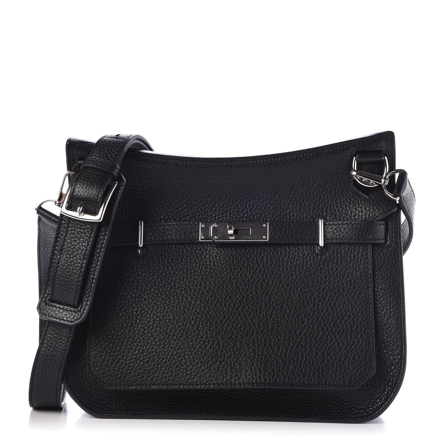 Hermes Taurillon Clemence Jypsiere 28 Black 1 of 8